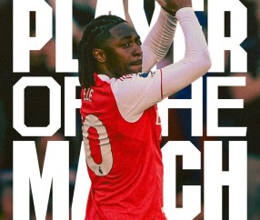 kaiyun-打入唯一进球，阿森纳官方：埃泽当选1-0纽卡队内最佳球员