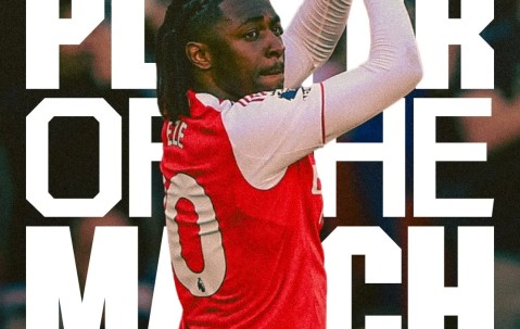 kaiyun-打入唯一进球，阿森纳官方：埃泽当选1-0纽卡队内最佳球员